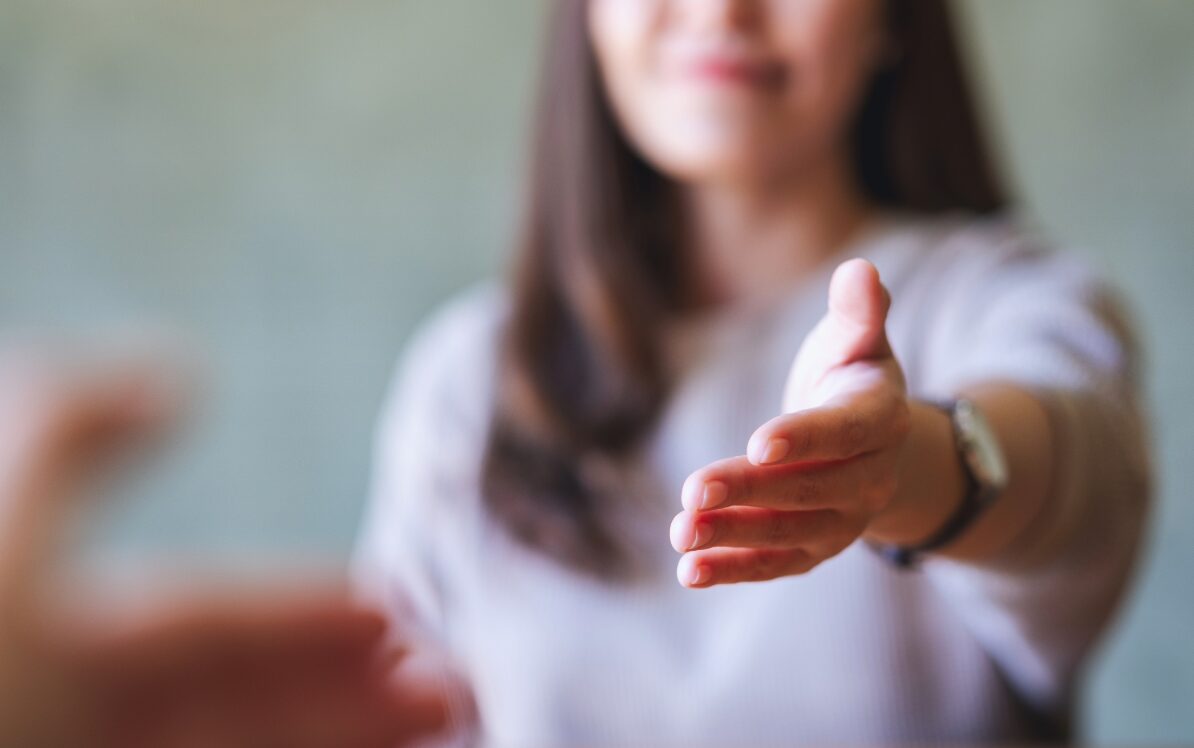 一目で信頼できる女性