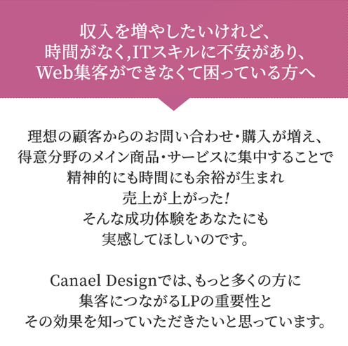 集客につながるLP制作まるわかりガイドブックの内容